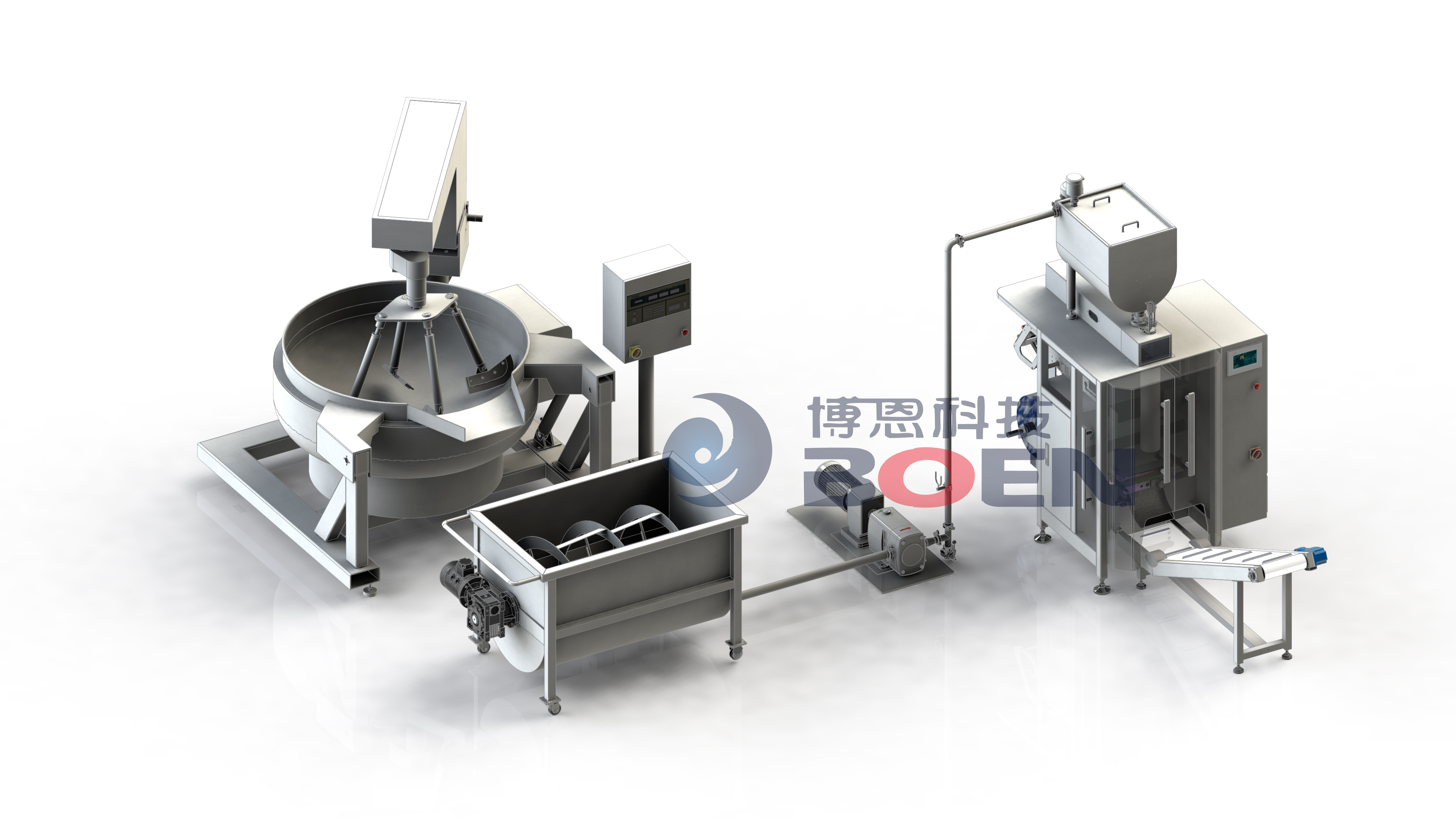 BNQ-Y360火锅底料包装机组