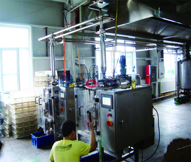 酱料包装现场应用