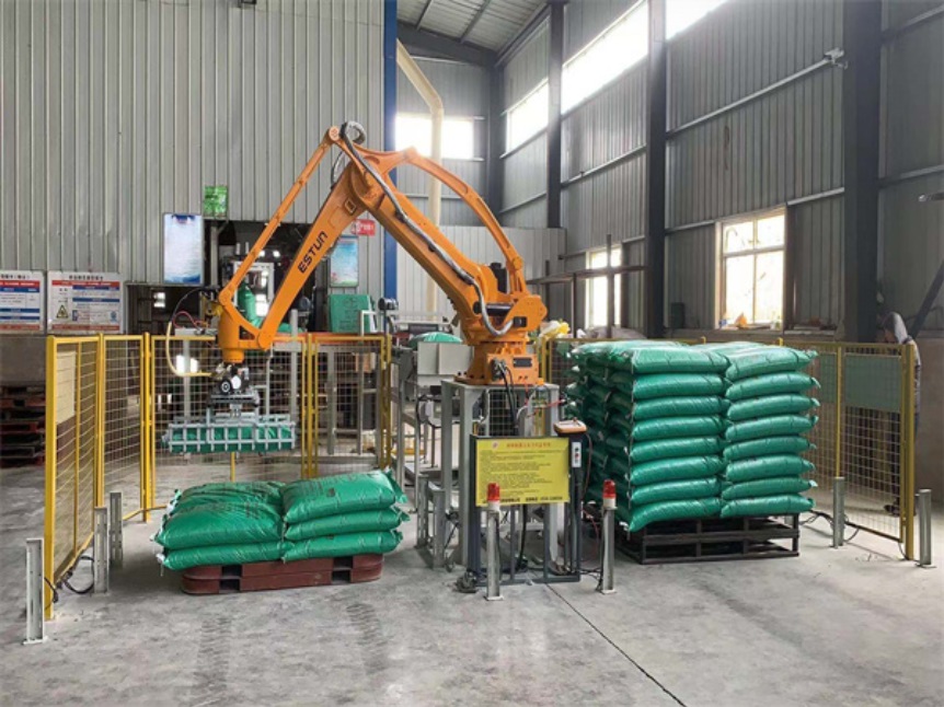 化工行业码包机现场应用